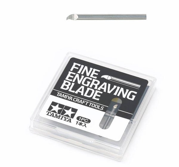 TAMIYA : REF : 74135 : TOOL / OUTILLAGE : Fine Engraving Blade (0.1mm) / Pointe à Graver (0,1mm)