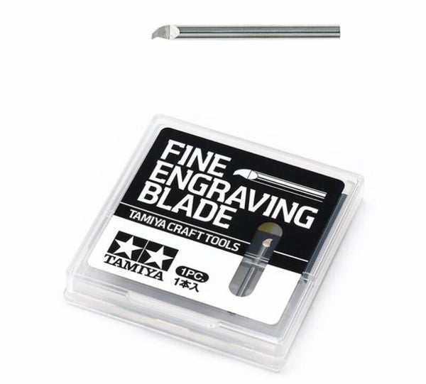 TAMIYA : REF : 74137 : TOOL / OUTILLAGE : Fine Engraving Blade (0.3mm) / Pointe à Graver (0,3mm)