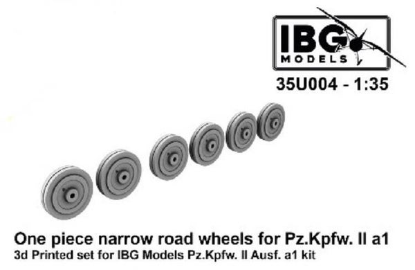 IBG MODELS : REF : IBG35U004 : 1:35 : German One Piece Road Wheels (for Pz. Kpfw. II a1)