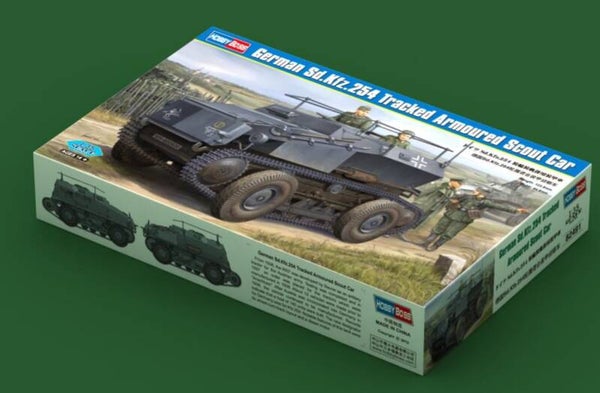 HOBBY BOSS : REF : 82491 : 1:35 : German Sd.Kfz.254 (Tracked Armoured Car) (Mixed Wheeled-Track / Mixte Roues-Chenilles)