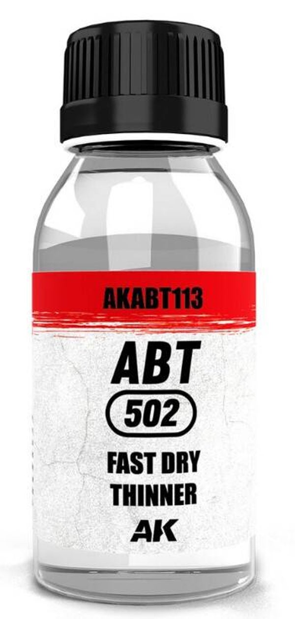 AK INTERACTIVE : REF : AKBT113 : DILUENT / DILUANT : Fast Dry Thinner (For Oil Paints) (100 ML)