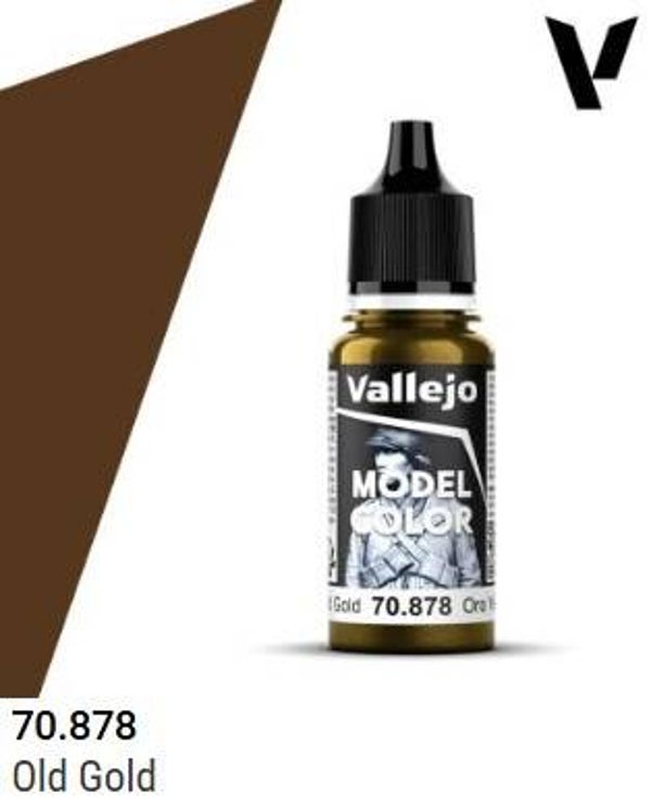 VALLEJO : REF : 70878 : MODEL COLOR SERIE : Old Gold / Vieil Or (18 ml)