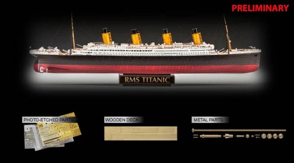 REVELL : REF 05243 : 1:400 : UK : R.M.S. TITANIC (Platinum Edition) (1912)