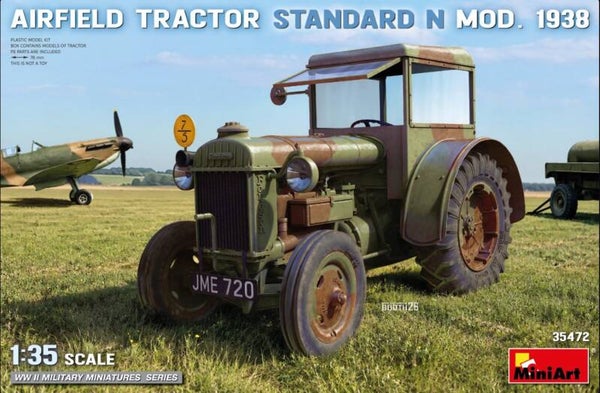 MINIART : REF : MINIART 35472 : 1:35 : UK : FORD : Airfield Tractor Standard N (Model 1938)