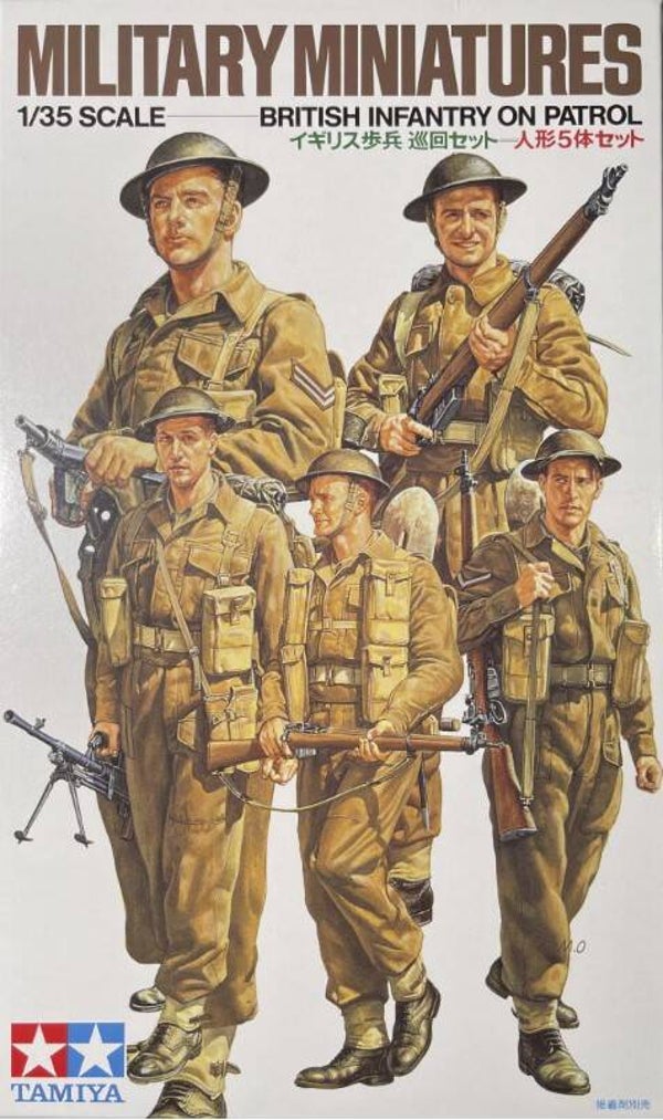 TAMIYA : REF : 35223 : 1:35 : UK : British Infantry On Patrol (5 Fig.)