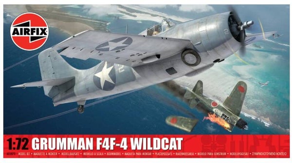 AIRFIX : REF : A02070 : 1:72 : AIRCRAFT KIT : US : GRUMMAN : F4F-4 ("Wildcat")