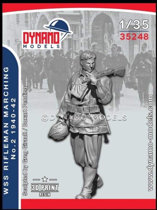 DYNAMO MODELS : REF : DYM-35248 : 1:35 : FIG : German : WSS Rifleman Marching No.2 (1940-42)