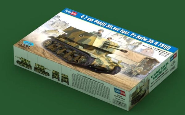 HOBBY BOSS : REF : 83807 : 1:35 : German 4.7 cm Pak(t) Sfl.auf Fgst. Pz.Kpfw.35 R 731 (f)