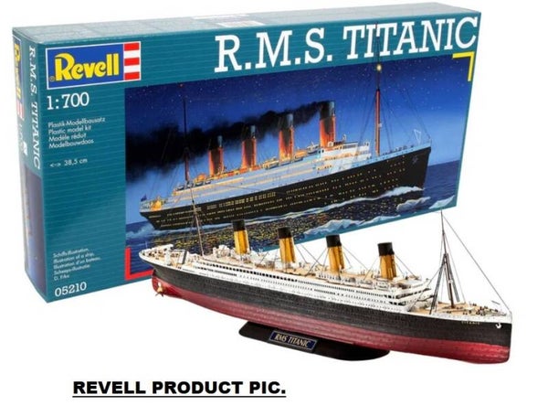 REVELL : MAQUETTE : OCCASION / SECOND HAND : R.M.S. TITANIC (REF : 05210)