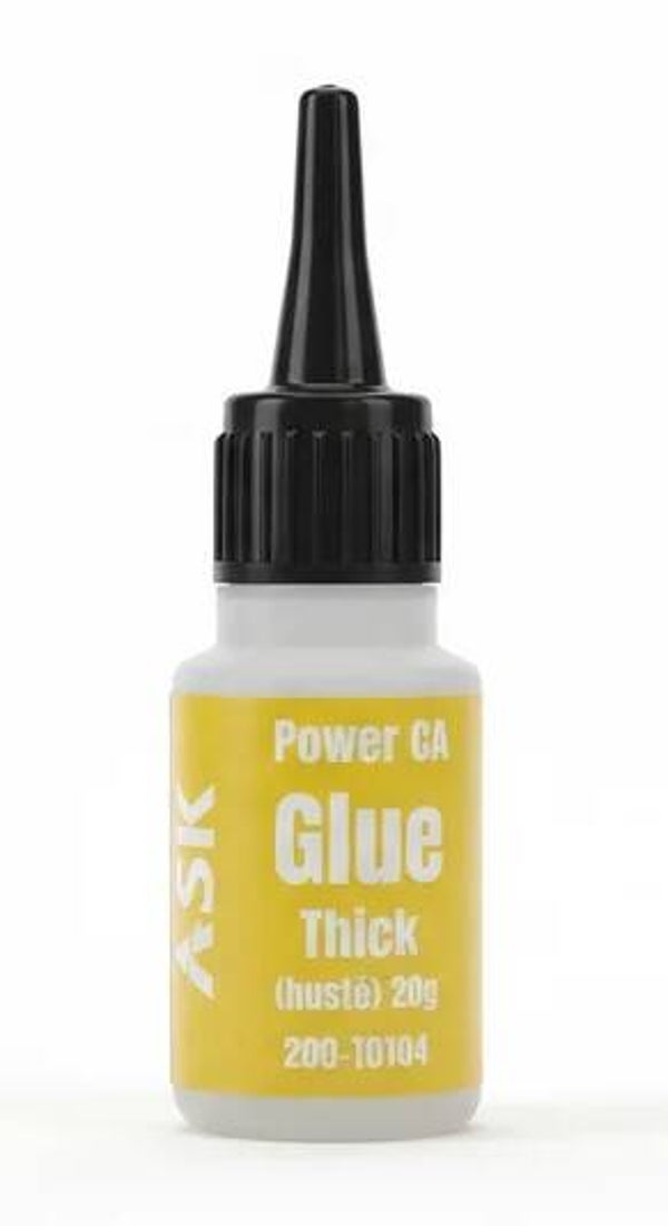 ASK (ARTSCALEKIT) : REF : 200-T0104 : GLUE / COLLE : ASK CA Thick Instant Glue (20g)