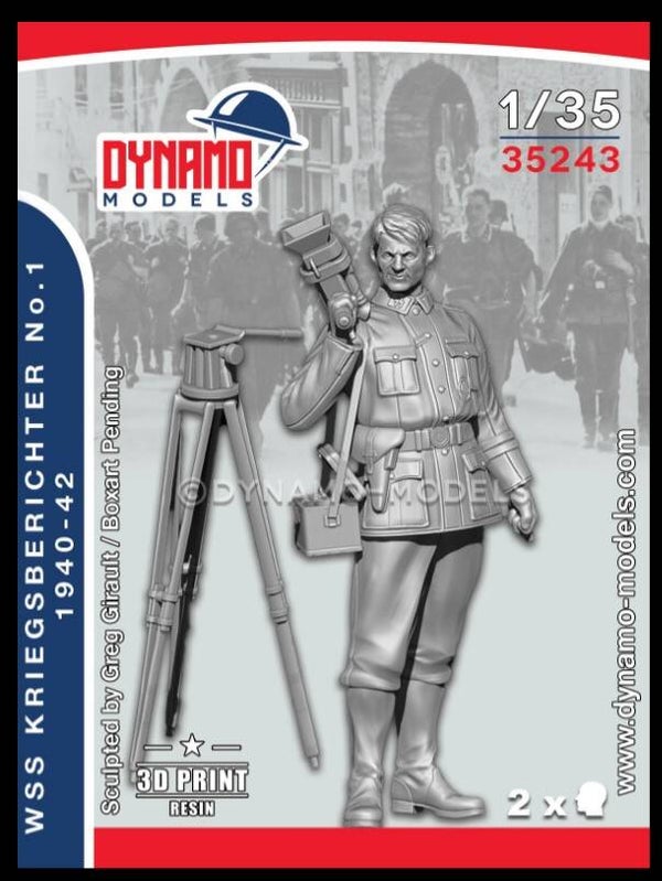 DYNAMO MODELS : REF : DYM-35243 : 1:35 : FIG : German : WSS Kriegsberichter No.1 (Correspondant de Guerre)