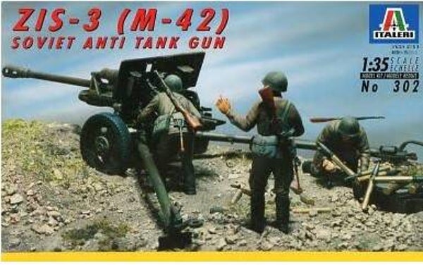 ITALERI : REF : 302 : 1:35 : SOVIET : Anti Tank Gun ZIS-3 (M-42)