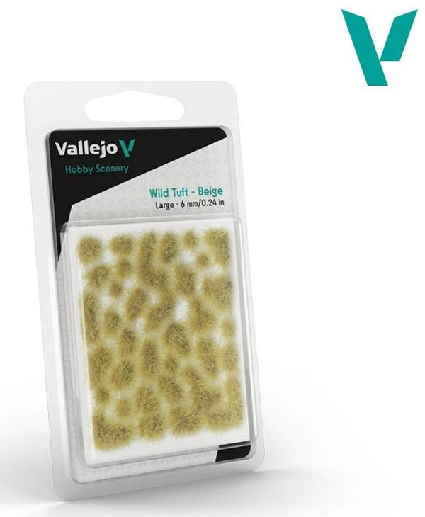 VALLEJO : REF : SC420 : 1:35 : FOR DIORAMA : SCENERY : PLANT / TREE : Wild Tuft – Beige