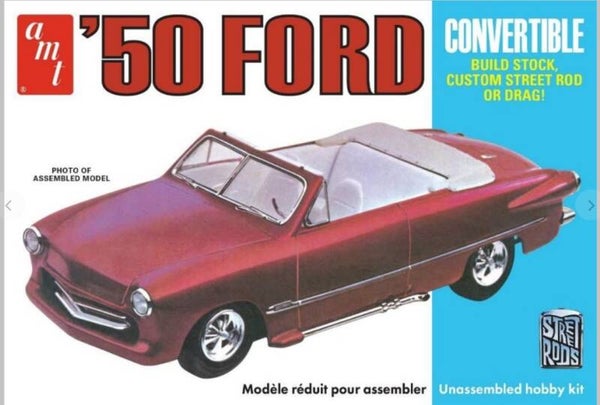 AMT : REF : AMT 1413 : 1:25 : US : FORD : Ford Convertible Street Rods (1950)