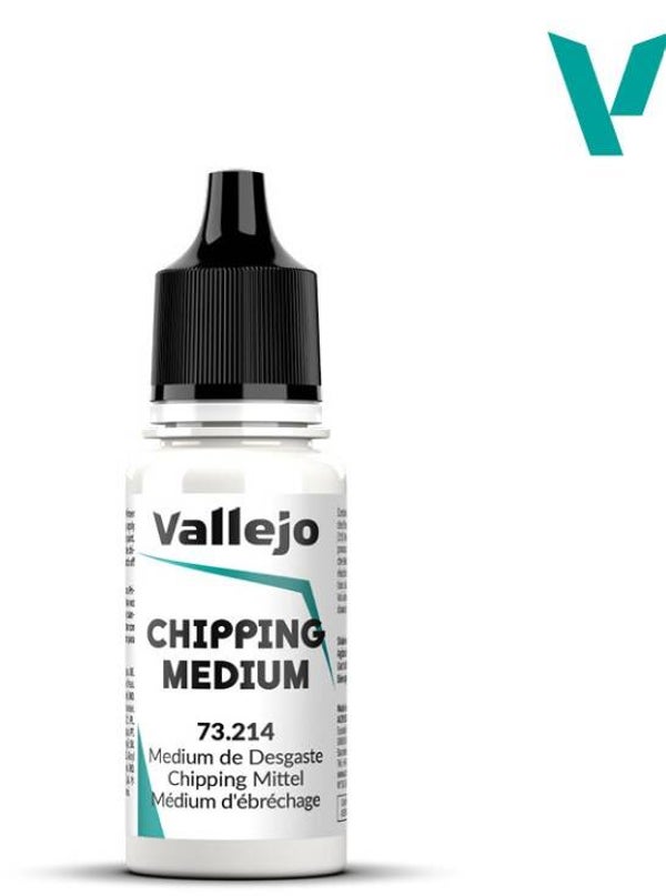 VALLEJO : REF : 73214 : Auxiliary : Chipping Medium (18 ml) (Effets peintures écaillées)