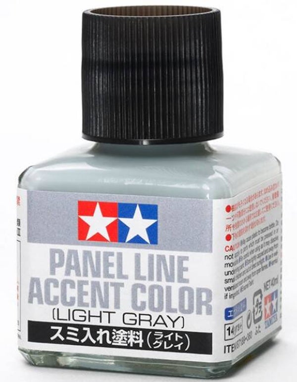 TAMIYA : REF : 87189 : LAVIS : Pane Line Accent Color : LIGHT GRAY / GRIS CLAIR (40 ml)