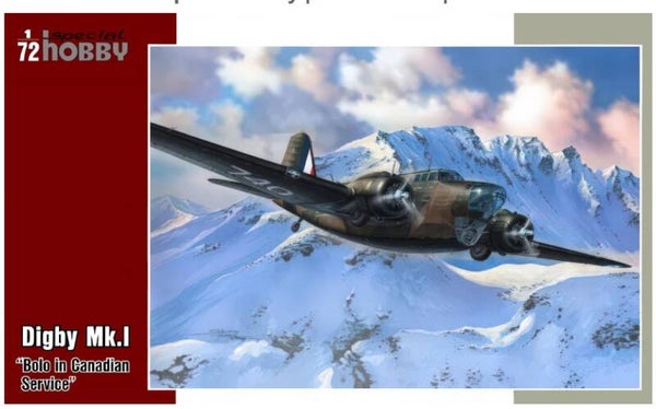 SPECIAL HOBBY (S.H.) : REF : SH72251 : 1:72 : AIRCRAFT KIT : US : DOUGLAS B-18 Under Canadian Flag (=> Digby Mk 1 (""Bolo in Canadian Service"))