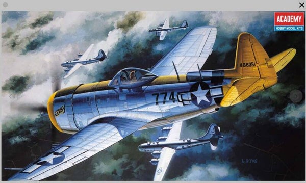 ACADEMY H. M. K. : REF : AC2155 : 1:48 : US : REPUBLIC : P-47N Thunderbolt