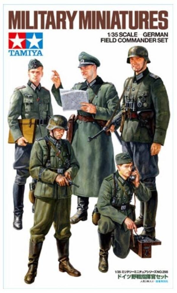 TAMIYA : REF : 35298 : 1:35 : German WWII Field Commander Set (5 Fig.)