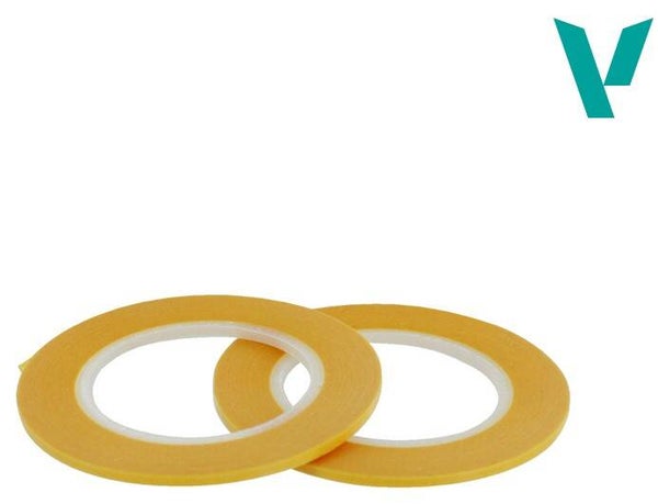 VALLEJO : REF : T07003 : TOOL / OUTILLAGE : Masking Tape 2 mm x 18 m (Twin Pack)