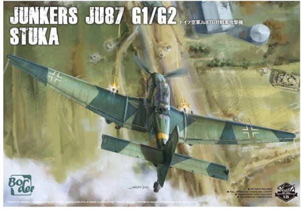 BORDER MODEL : REF : BF 002 : 1/35 : German Junkers Ju87 G1/G2 ("Stuka")