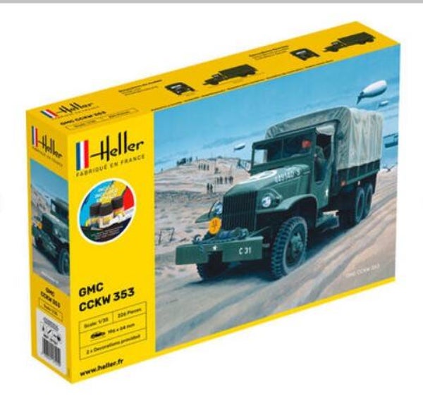 HELLER : REF : HE57121 : 1:35 : STARTER KIT : GMC US-Truck