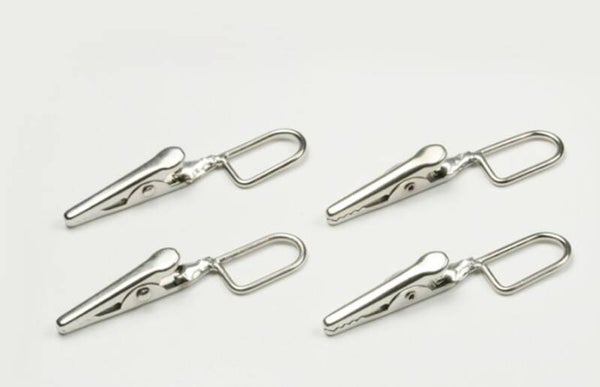 TAMIYA : REF : 74528 : TOOL / OUTILLAGE : Alligator Clip for Painting Stand (4) / Pinces Crocodiles (4)