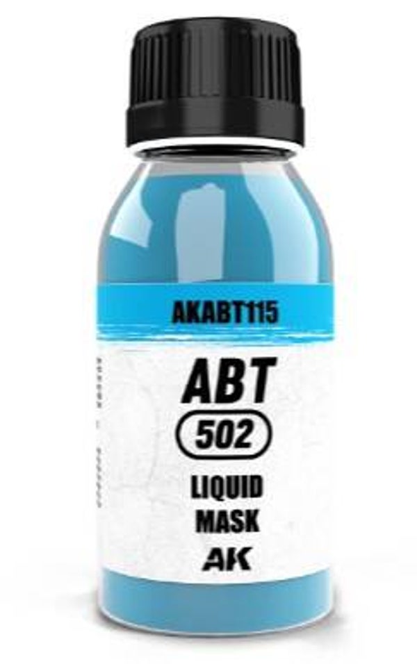 AK INTERACTIVE : REF : AKABT115 : TOOL / OUTILLAGE : Liquid Mask ABT 502 / Masque Liquide ABT 502 (100 ml)