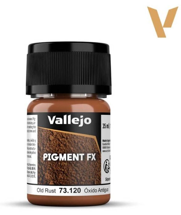 VALLEJO : REF : 73120 : PIGMENT : FX SERIE : Old Rust / Vieille Rouille (35 ML)