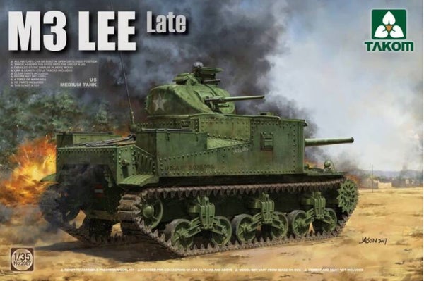 TAKOM : REF : 2087 : 1:35 : US : Medium Tank M3 Lee (Late Production)