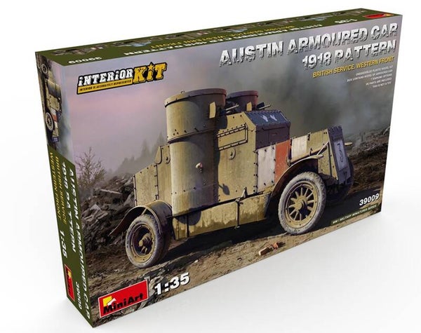 MINIART : REF : MINIART 39009 : 1:35 : UK : AUSTIN : Armored Car 1918 Pattern (British Service Western Front) (INTERIOR KIT) (WWI)