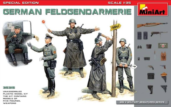 MINIART : REF : MINIART 35315 : 1:35 : German Feldgendarmerie (5 Fig.) ( SPECIAL EDITION)