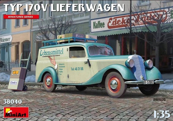 MINIART : REF : MINIART 38040 : 1:35 : German : Mercedez-Benz : 170VK (CIVIL Lieferwagen (Modèle de Livraison))