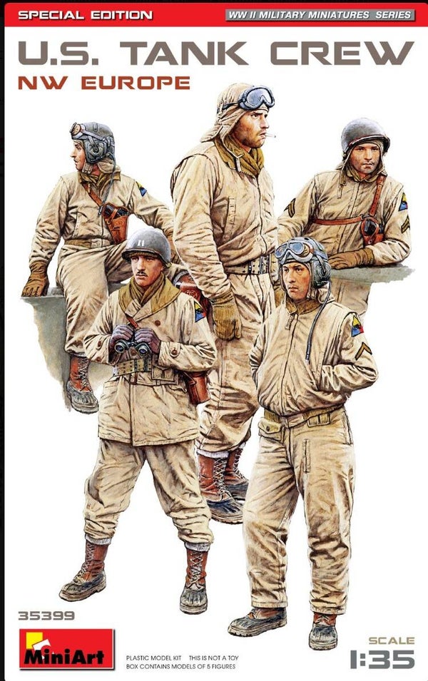 MINIART : REF : MINIART 35399 : 1:35 : US : Tank Crew ( NW Europe) (SPECIAL EDITION) (5 Fig.)
