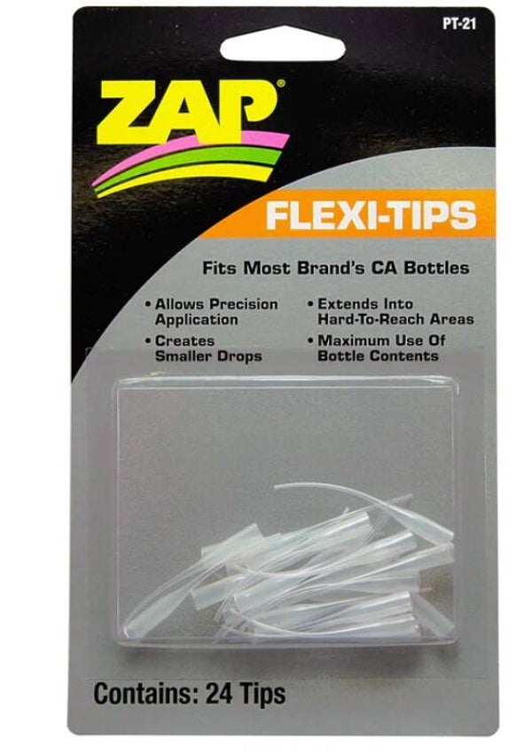 ZAP : REF : ZAPPT21 : Zap Flexi Tips (24 Tips) ("Flexi Tips"" / "Embouts Flexibles")