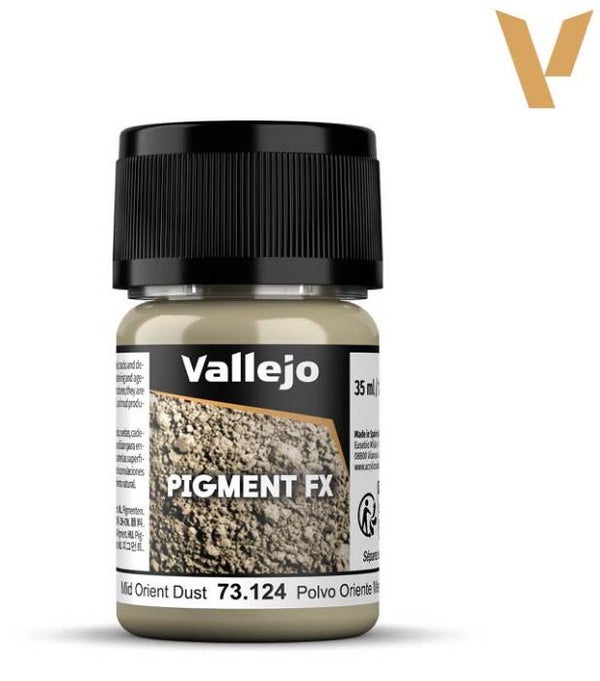 VALLEJO : REF : 73124 : PIGMENT : FX SERIE : Mid Orient Dust / Poussière du Moyen-Orient (35 ML)