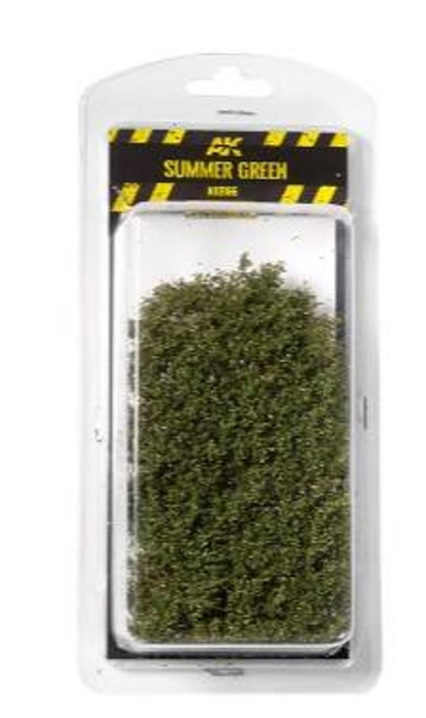 AK INTERACTIVE : REF : AK8166 : FOR DIORAMA : VEGETATION : SUMMER GREEN SHRUBBERIES / ARBUSTES VERTS D'ETE