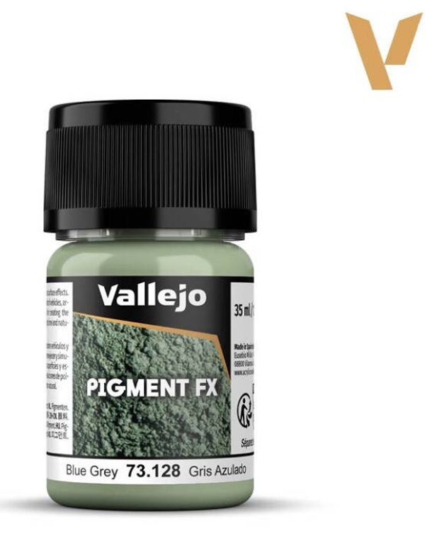 VALLEJO : REF : 73128 : PIGMENT : FX SERIE : Blue Grey / Bleu Vert (35 ML)