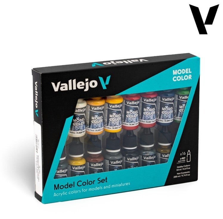 VALLEJO : REF : VAL70149 : MODEL COLOR SERIE : Napoleonic Colors French & British (1789-1815) (16) (BOX SET / COFFRET)