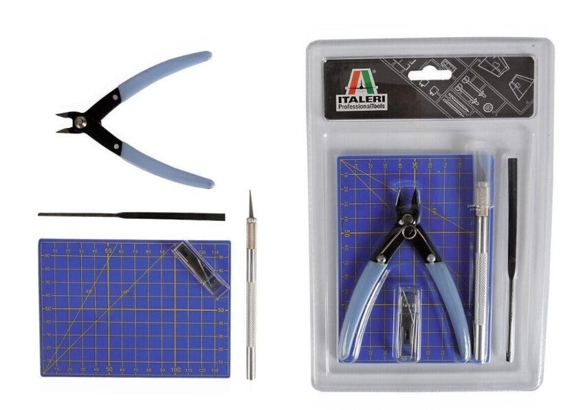 ITALERI : REF : 50815 : TOOLS SET / SET D'OUTILS : Plastic Modelling Tool Set / Ensemble d'Outils de Modélisme Plastique ("5")