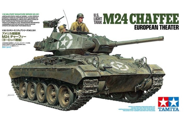 TAMIYA : REF: 35391 : 1:35 : US : Light Tank M24 (Chaffee)