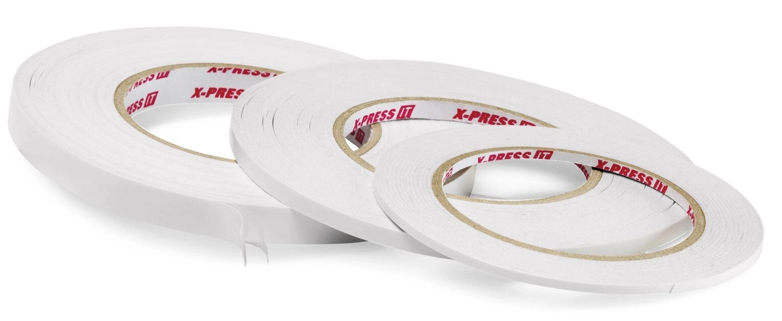 TRANSOTYPE : REF : 75012 : TAPE : X-Press It Double Sided Mounting Tape (12 mm x 50 m) / Ruban Adhésif Double Face X-Press It (12 mm x 25 m)