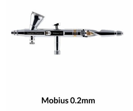 GAAHLERI : REF : GAA-40850 : AIRBRUSH / AEROGRAPHE : SERIE PREMIUM GHPM : Mobius 0.2 MM