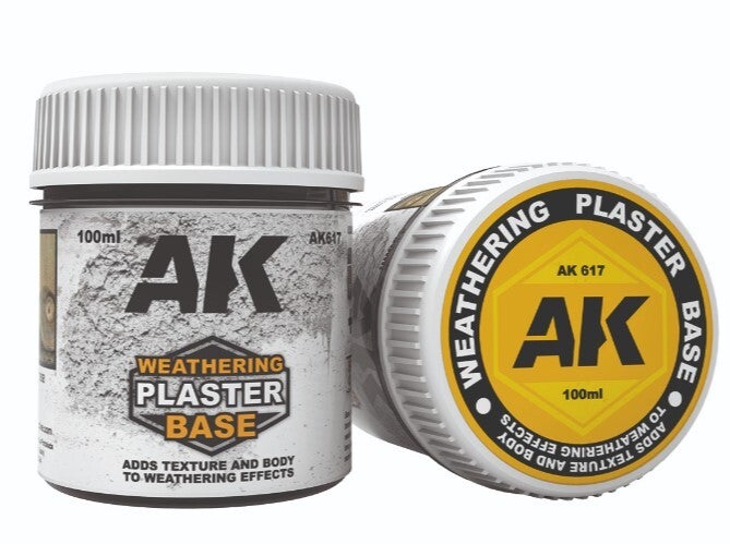 AK INTERACTIVE : REF : AK617 : FOR DIORAMA : Weathering Plaster Base / Socle en plâtre Vieilli (100ml)