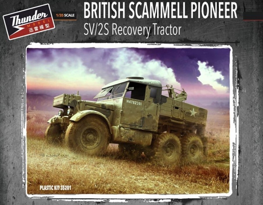 THUNDER MODEL : REF : 35201 : 1:35 : UK : Scammell : Pioneer SV / 2S (Recovery Tractor)
