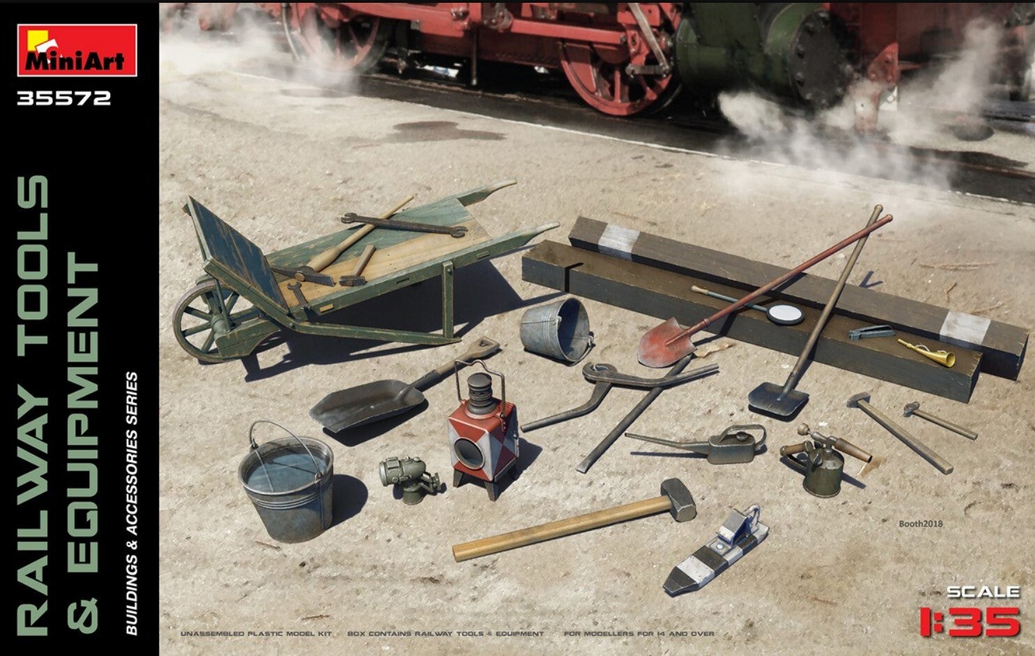 MINIART : REF : MINIART 35572 : 1:35 : ACCESSORIES : Railway Tools & Equipment / Outils et Equipements Ferroviaires