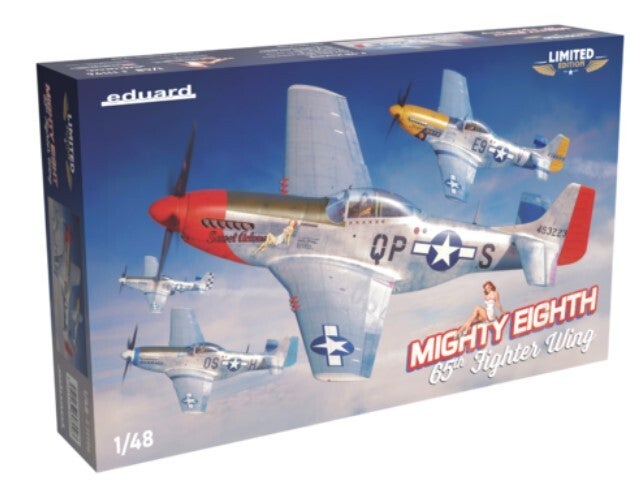 EDUARD : REF : 11196 : 1:48 : US : NORTH AMERICAN : Mighty Eighth 65th Fighter Wing (P-51B Mustang) (LIMITED EDITION)