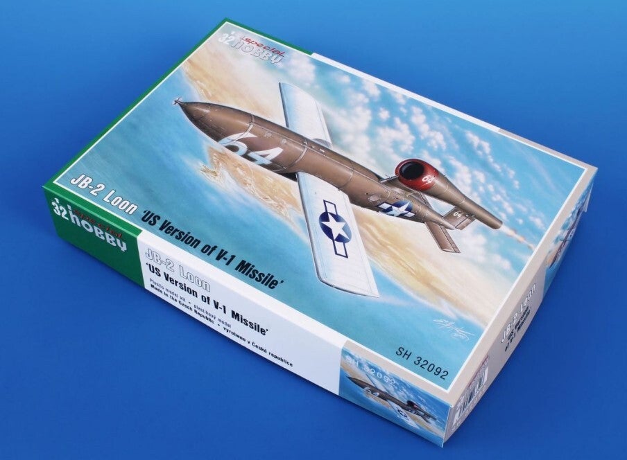 SPECIAL HOBBY (S.H.) : REF : SH32092 : 1:32 : AIRCRAFT KIT : US : Republic-Ford : JB-2 JB-2 Loon (US Version of V-1 Missile) ("Thunderbug" / "KGW" / LTV-N-2 Loon")