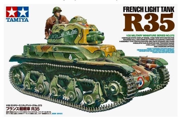 TAMIYA : REF : 35373 : 1:35 : FRANCE : RENAULT : Light Tank R35
