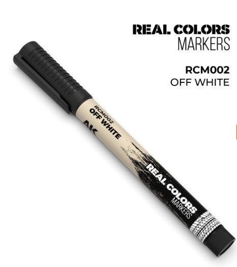 AK INTERACTIVE : REF : RCM002 : RC (REAL COLOR) MARKER SERIE : RUBBER BLACK (Caoutchouc Noir)